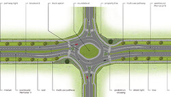 Memorial Trail Open House Concept Diagram